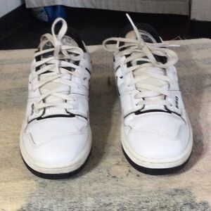 White and Black Sneakers